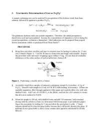 estimation of iron by gravimetric method|3. Gravimetric Determination of Iron as Fe2O31.